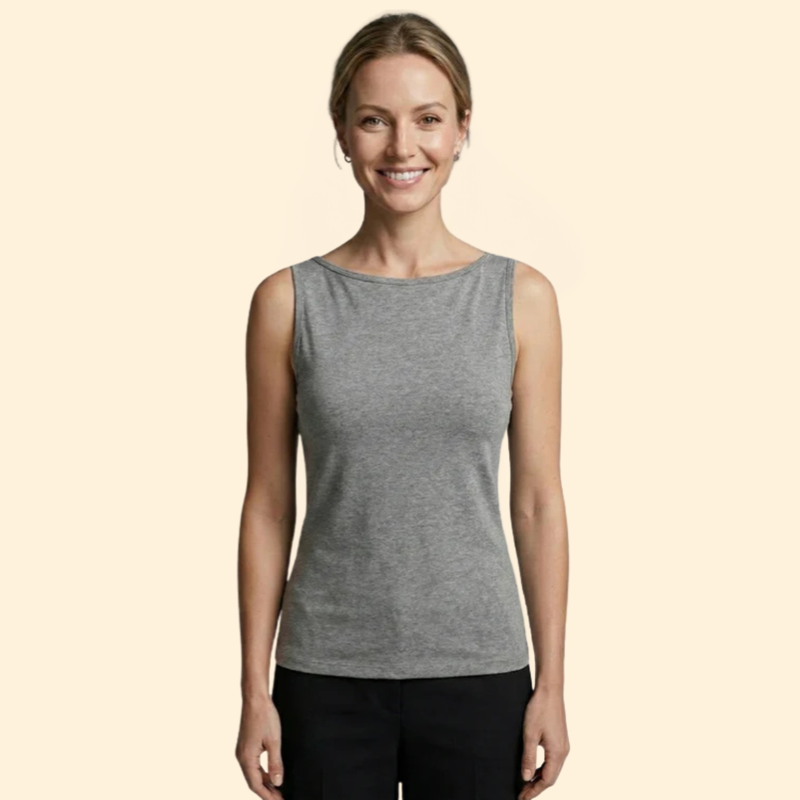 Women’s Tank Top with High Neckline