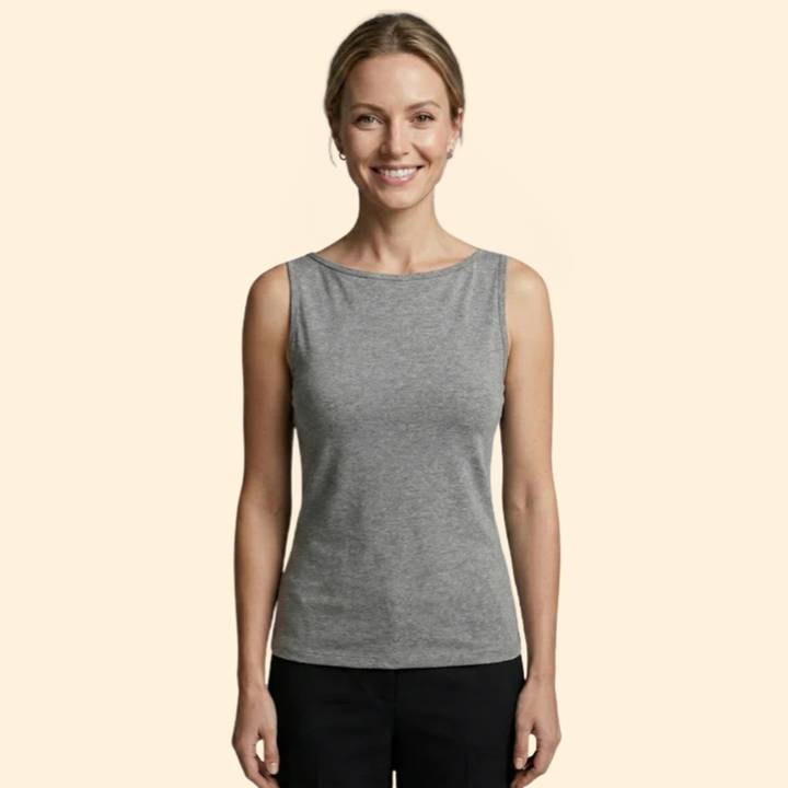 Women’s Tank Top with High Neckline