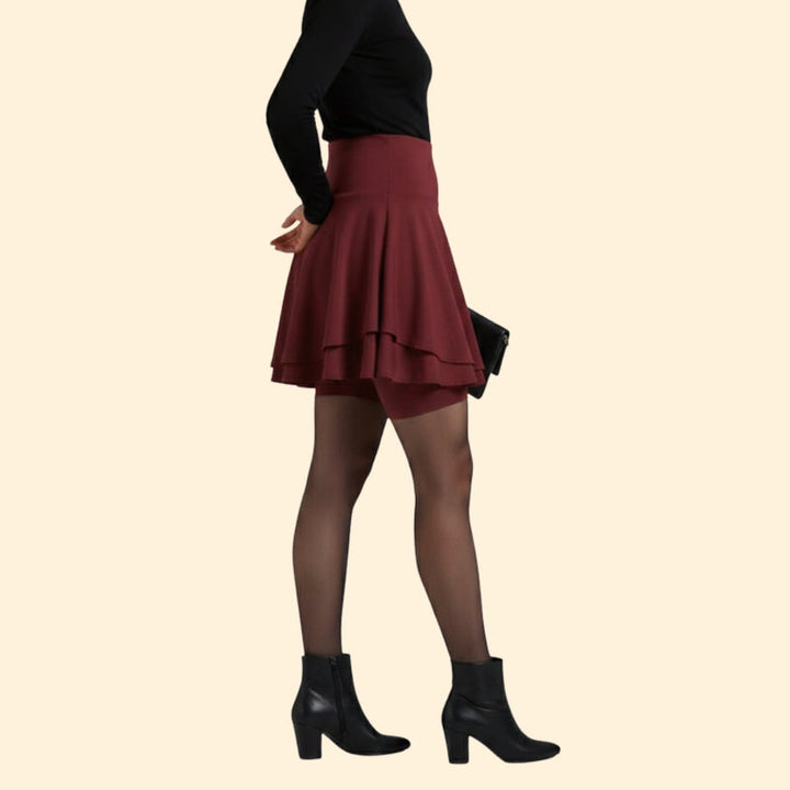 Women’s Flared Skirt with High-Waist Fit