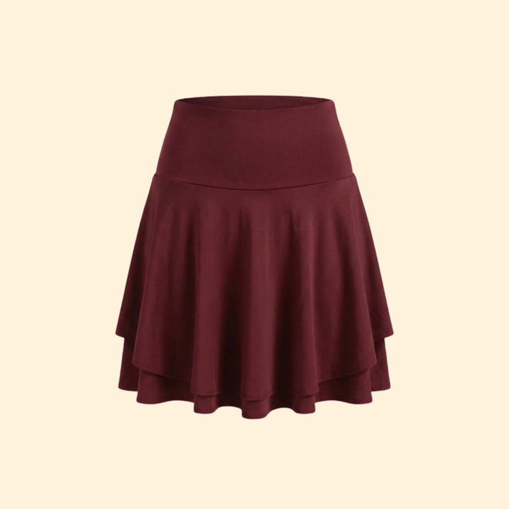 Women’s Flared Skirt with High-Waist Fit