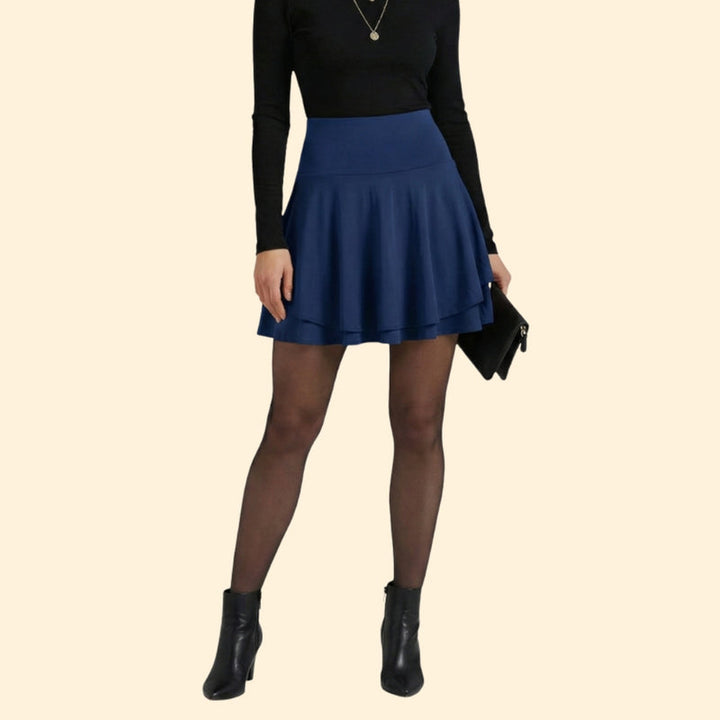 Women’s Flared Skirt with High-Waist Fit