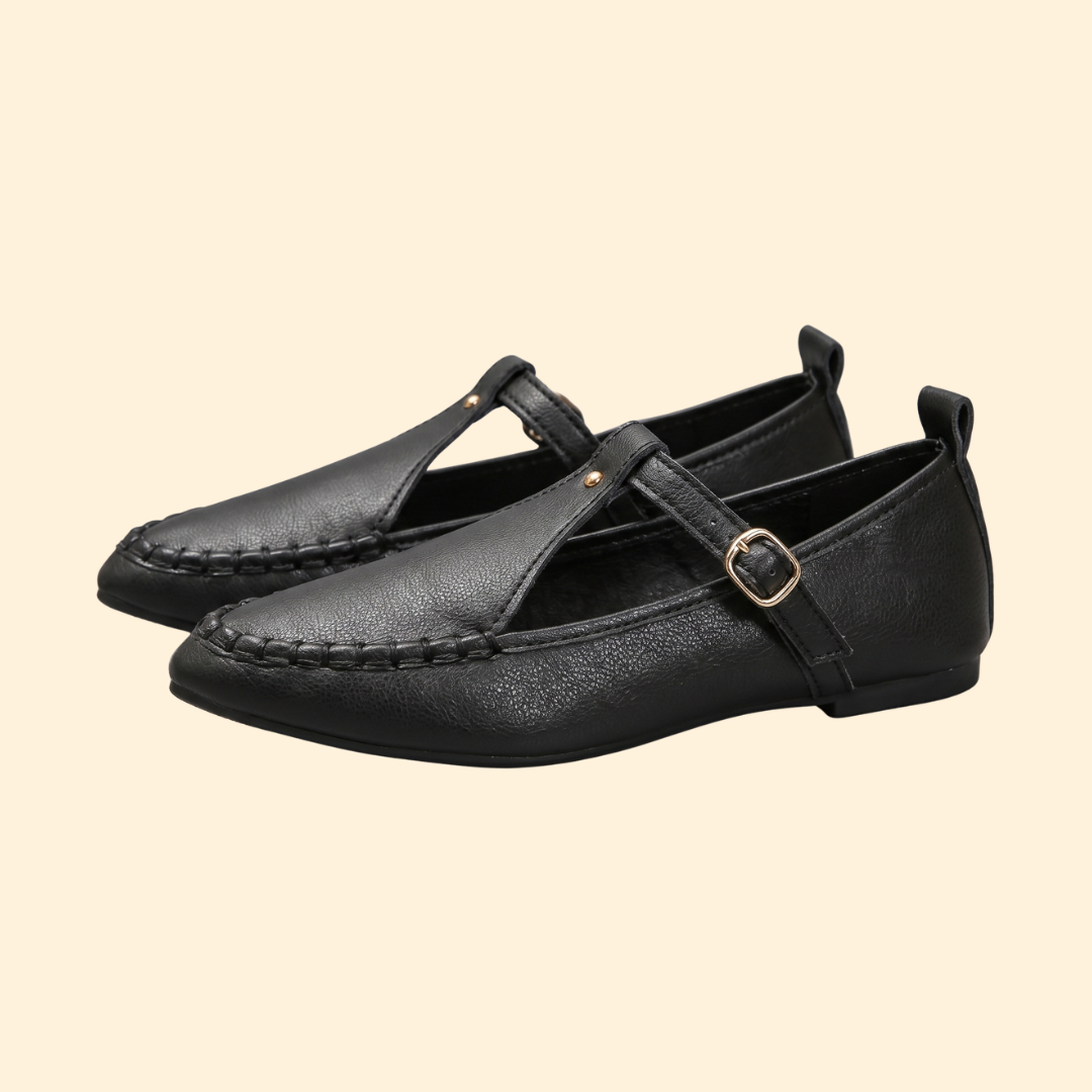 Women’s Flat Loafers with Cut-Out Side Detail