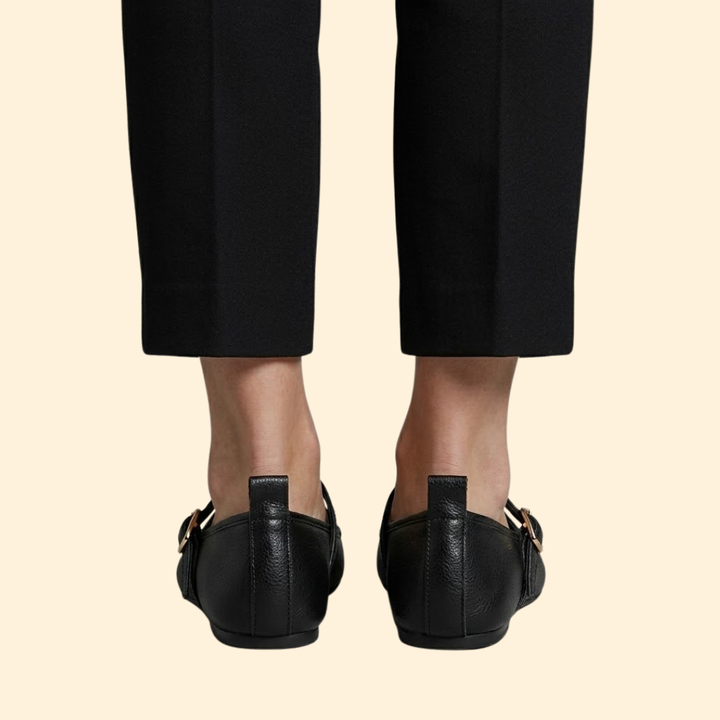 Women’s Flat Loafers with Cut-Out Side Detail