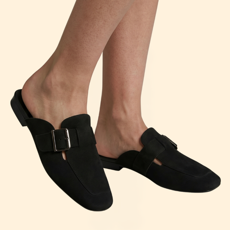 Women’s Flat Loafers with Side Cutouts