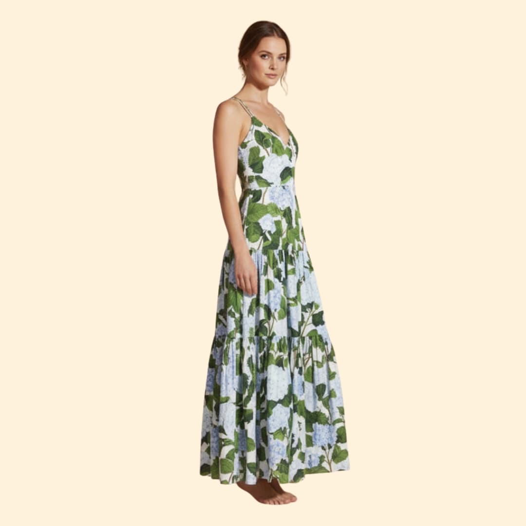 Women's Floral Dress Halter Neck