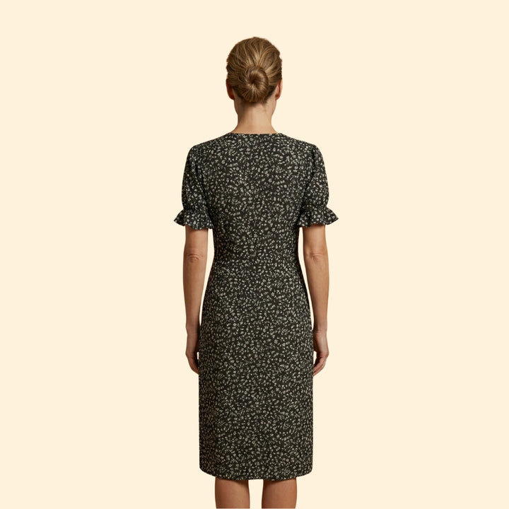 Women's Floral Dress V-Neck