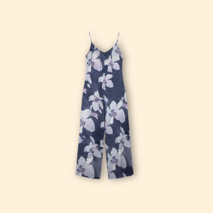 Women's Floral Print Casual Jumpsuit for Warm Days