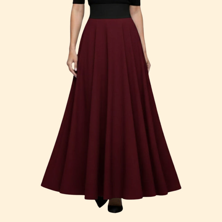 Women’s Flowing Maxi Skirt with Side Pockets