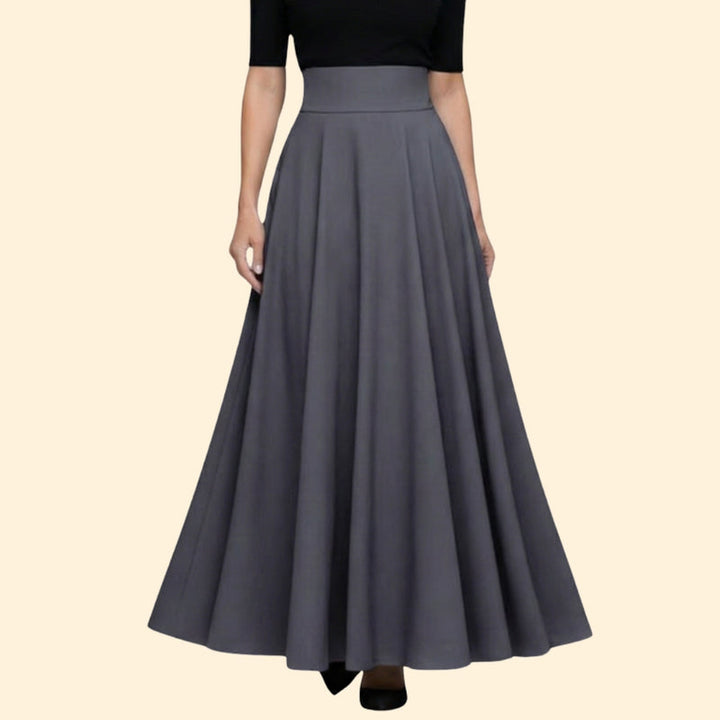Women’s Flowing Maxi Skirt with Side Pockets