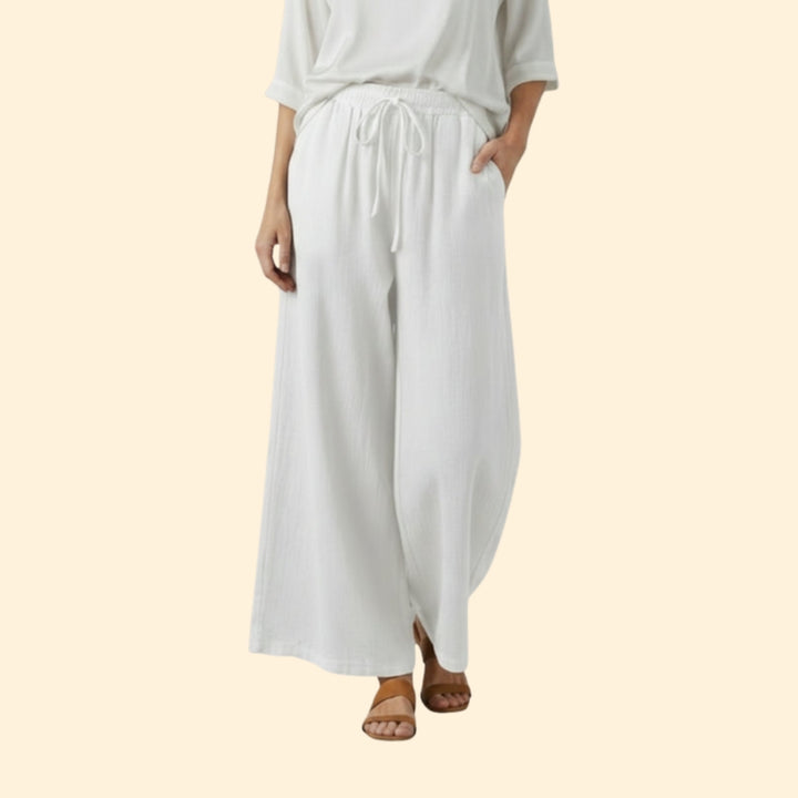 Women's Flowing Trousers with Side Pockets