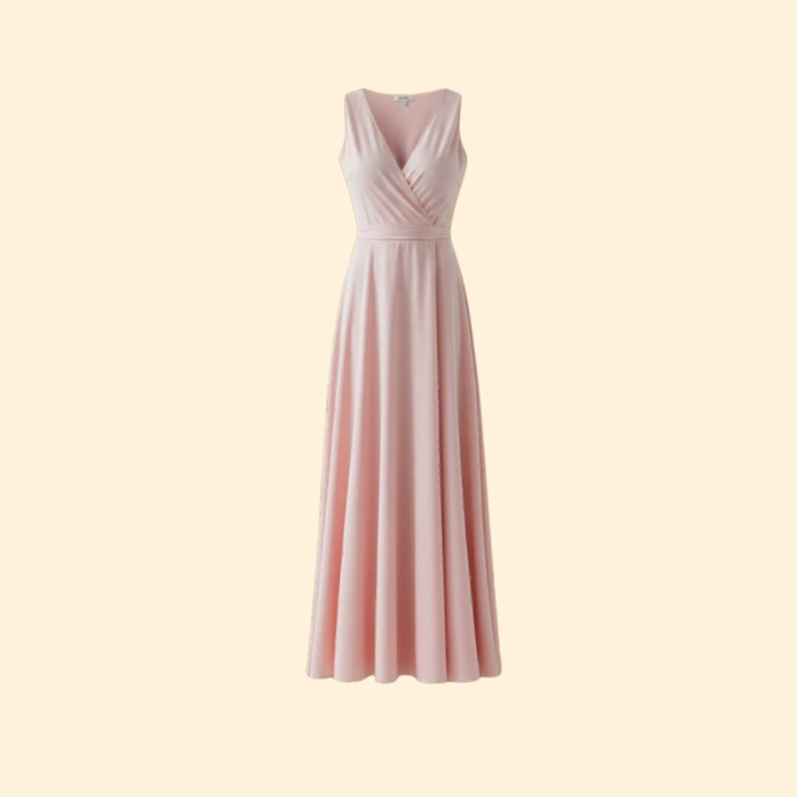 Women's Flowing V-Neck Dress