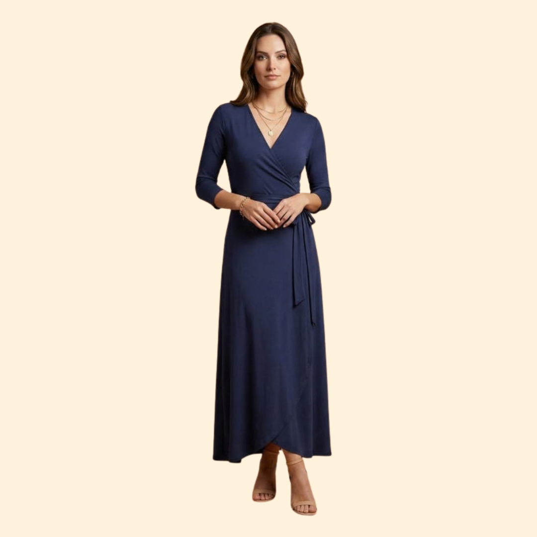 Women's Flowing V-Neck Dress