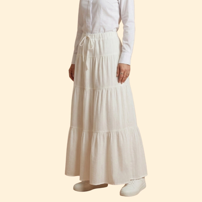 Women’s Flowy Skirt with Elastic Waistband