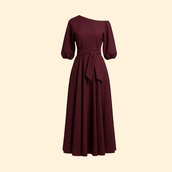 Women's Formal Asymmetrical Midi Dress
