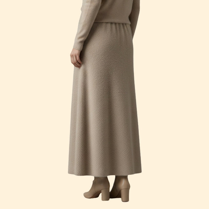 Women’s Fuzzy Skirt with High-Waist Fit