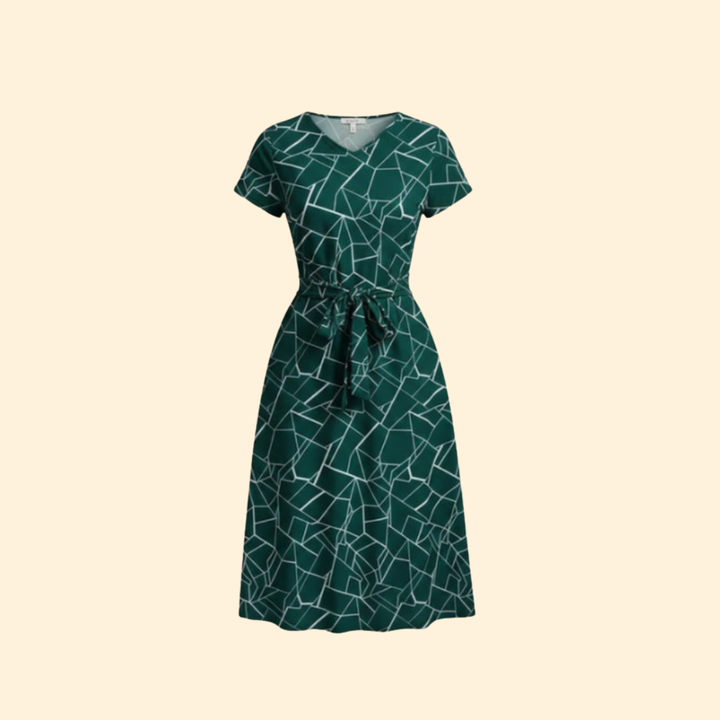 Women's Geometric Print Jumpsuit