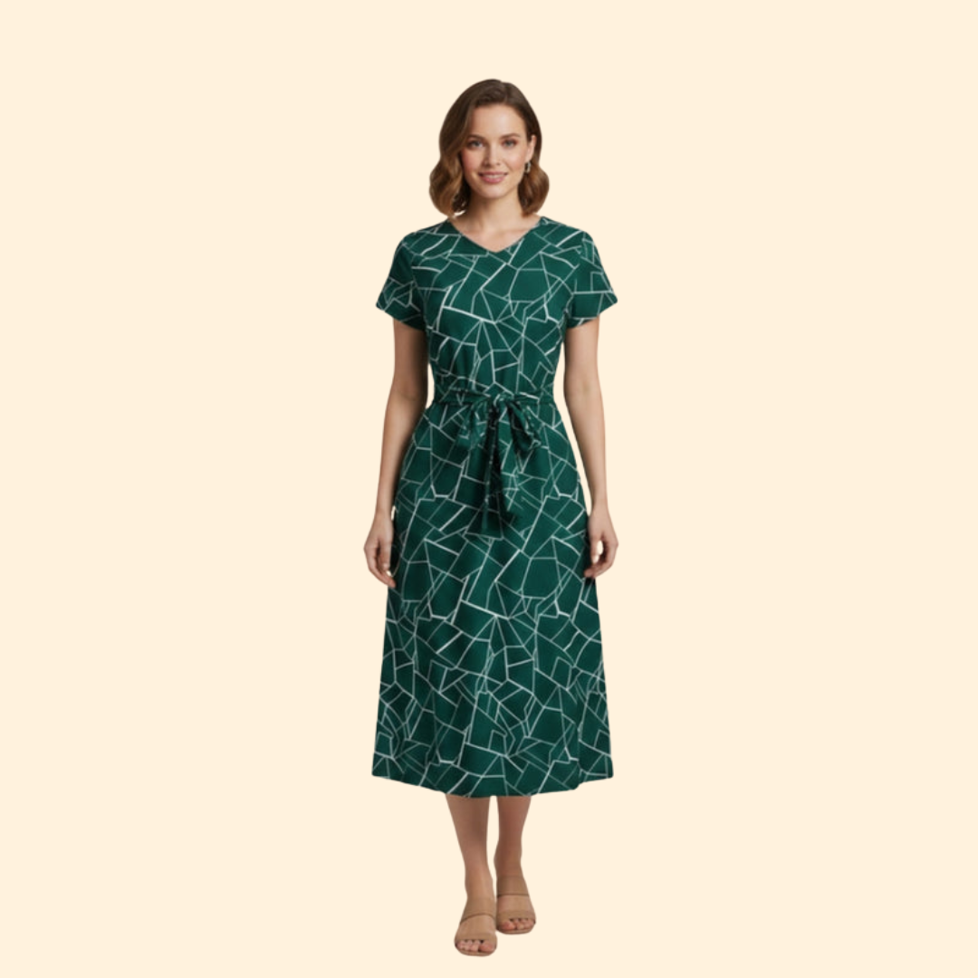 Women's Geometric Print Jumpsuit