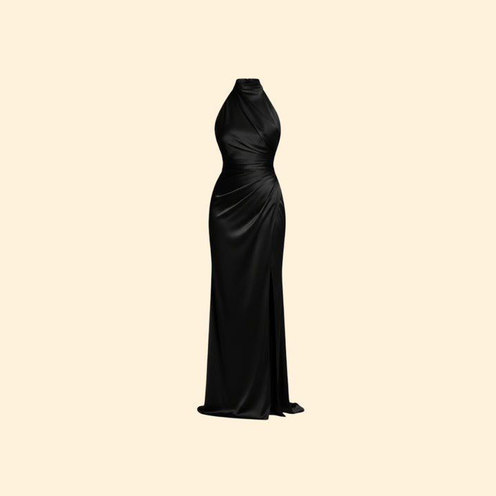 Women’s Glamorous Dress with Slit Detail