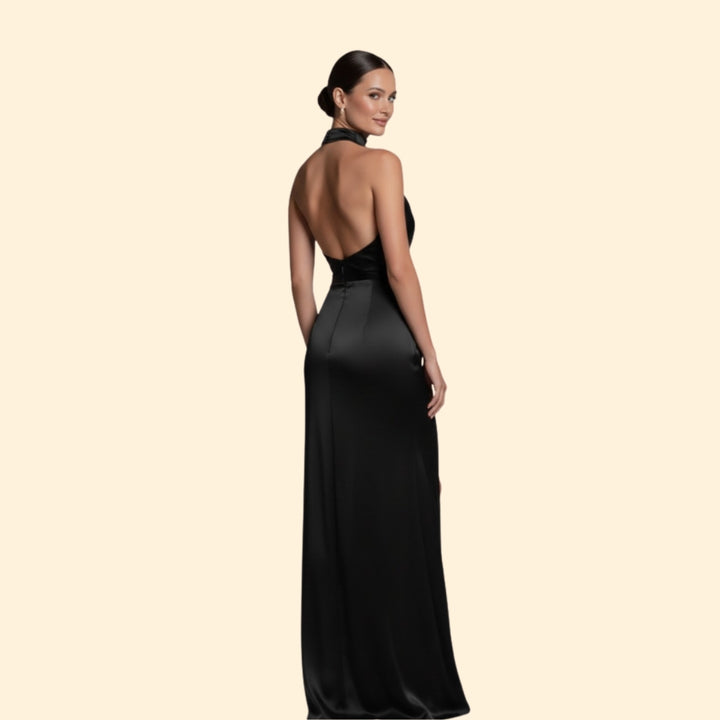 Women’s Glamorous Dress with Slit Detail