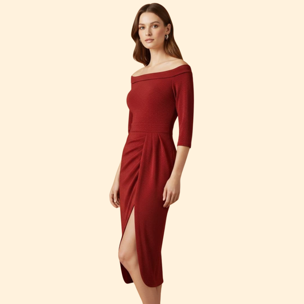Women’s Glittering Wedding Guest Dress