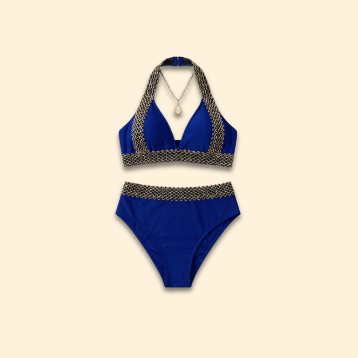 Women’s Halter Bikini with Chic Waistband