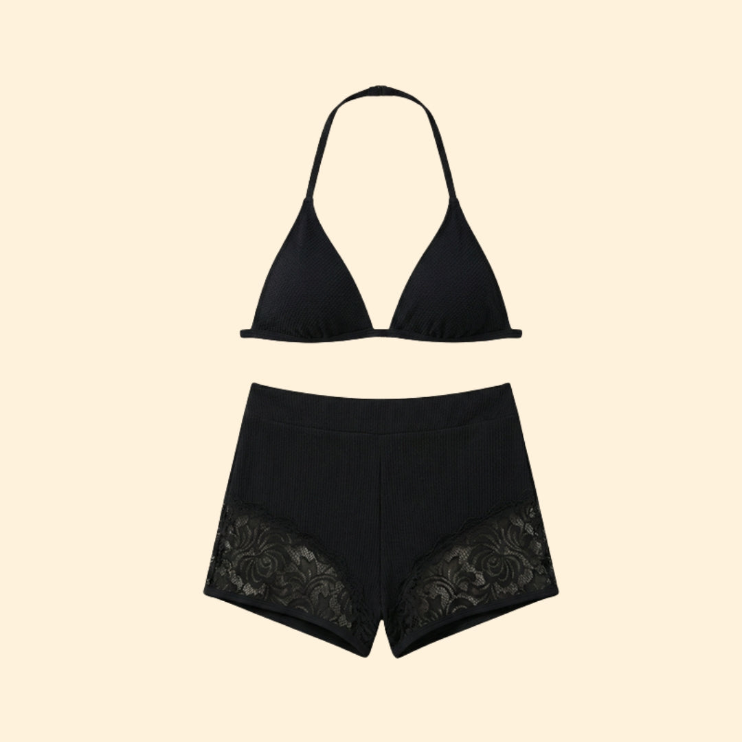 Women’s Halter Swimwear with Adjustable Straps