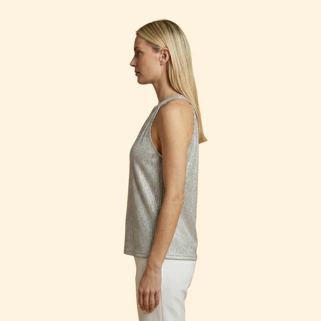Women’s Halter Top with Round Neckline