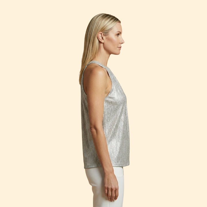 Women’s Halter Top with Round Neckline