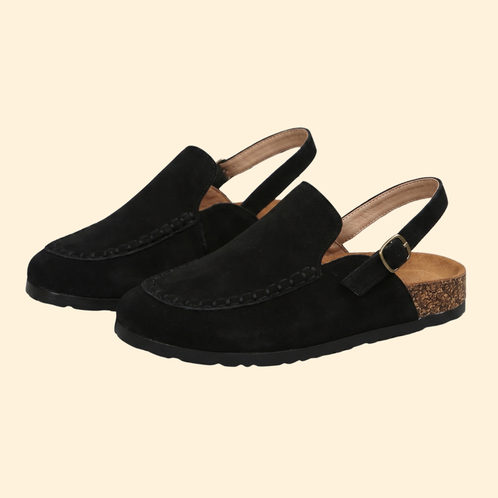Women’s Hand-Stitched Loafers with Buckle