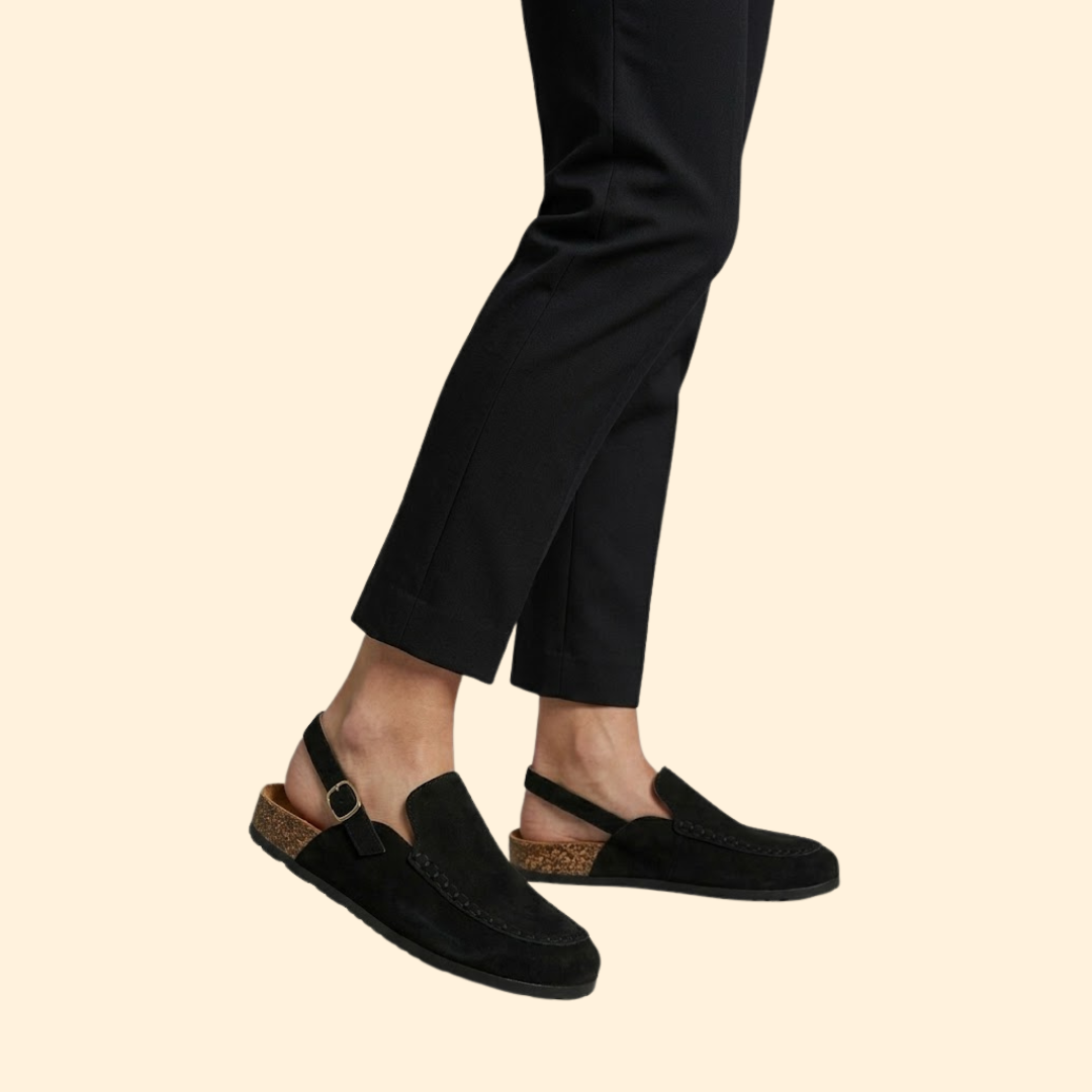 Women’s Hand-Stitched Loafers with Buckle