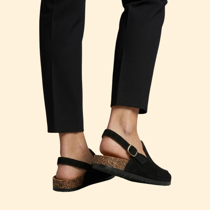 Women’s Hand-Stitched Loafers with Buckle