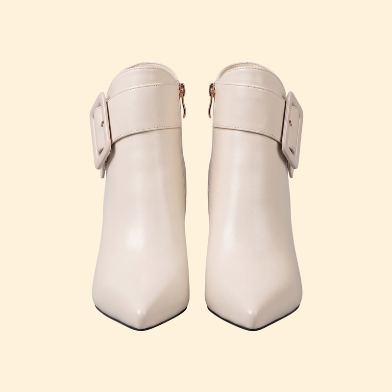 Women’s Heeled Boots with Buckle