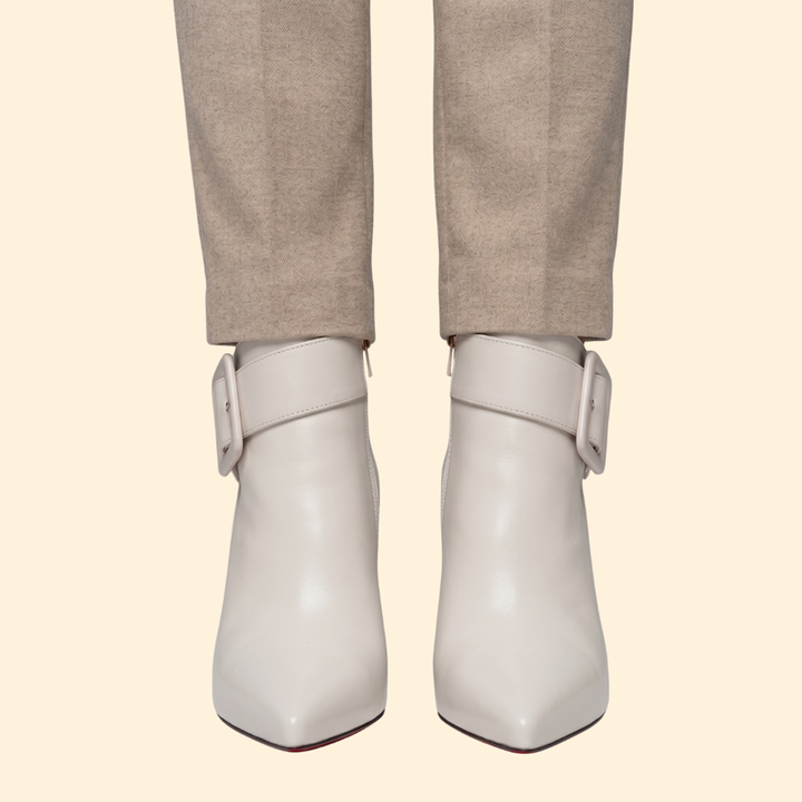 Women’s Heeled Boots with Buckle