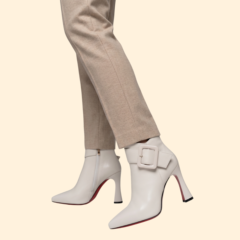 Women’s Heeled Boots with Buckle