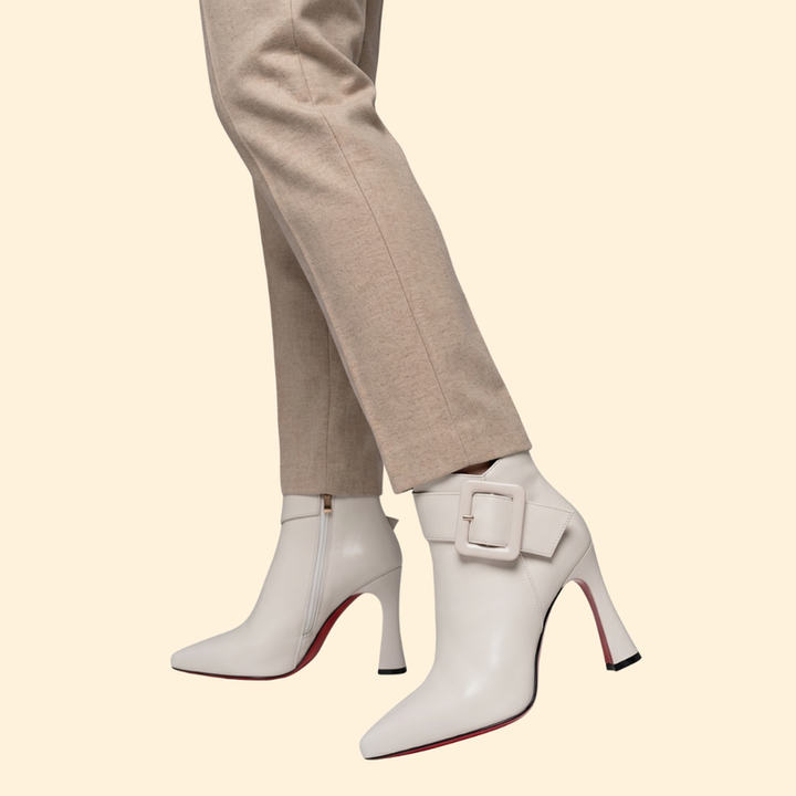 Women’s Heeled Boots with Buckle