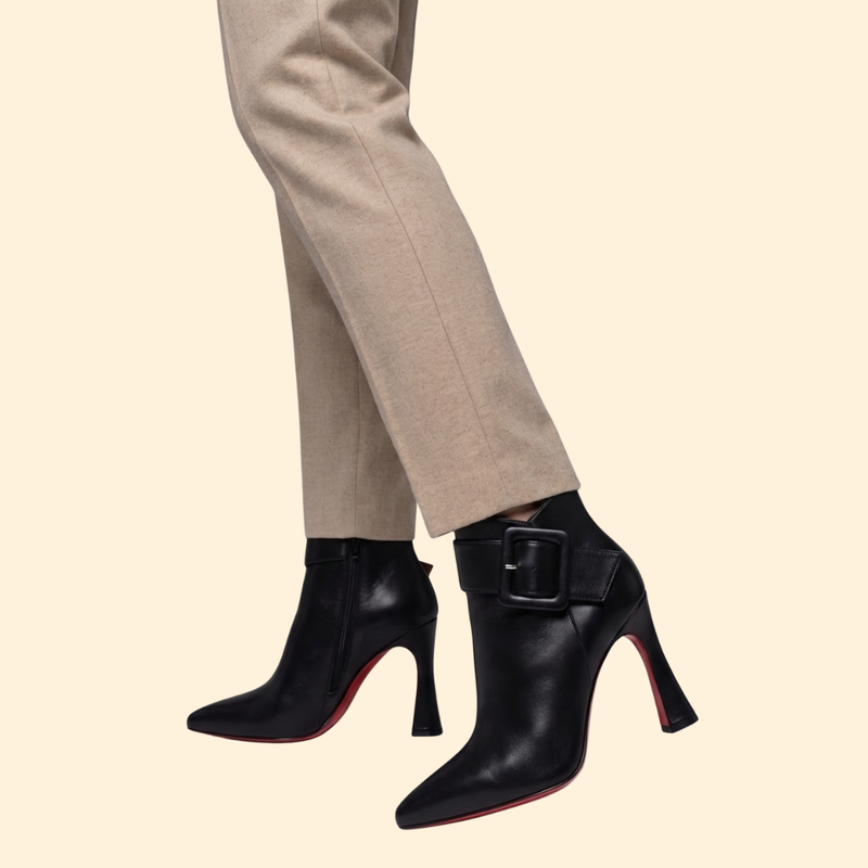 Women’s Heeled Boots with Buckle