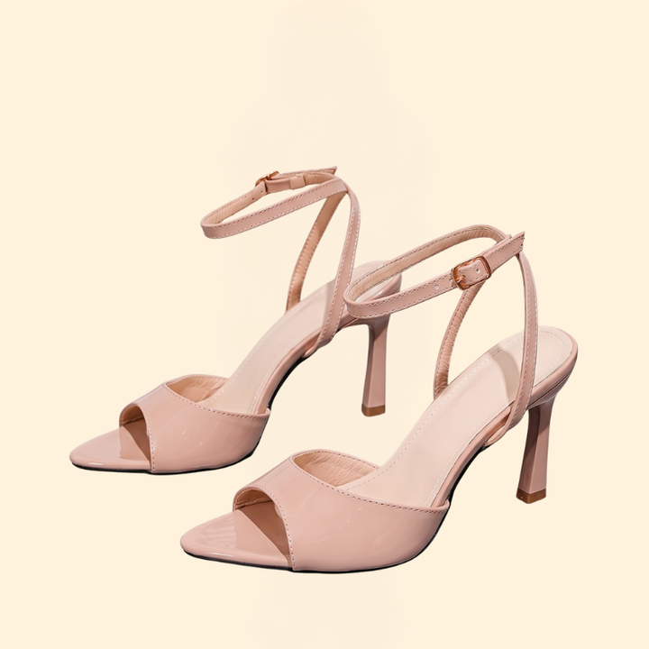 Women’s Heeled Sandals with Ankle-Strap