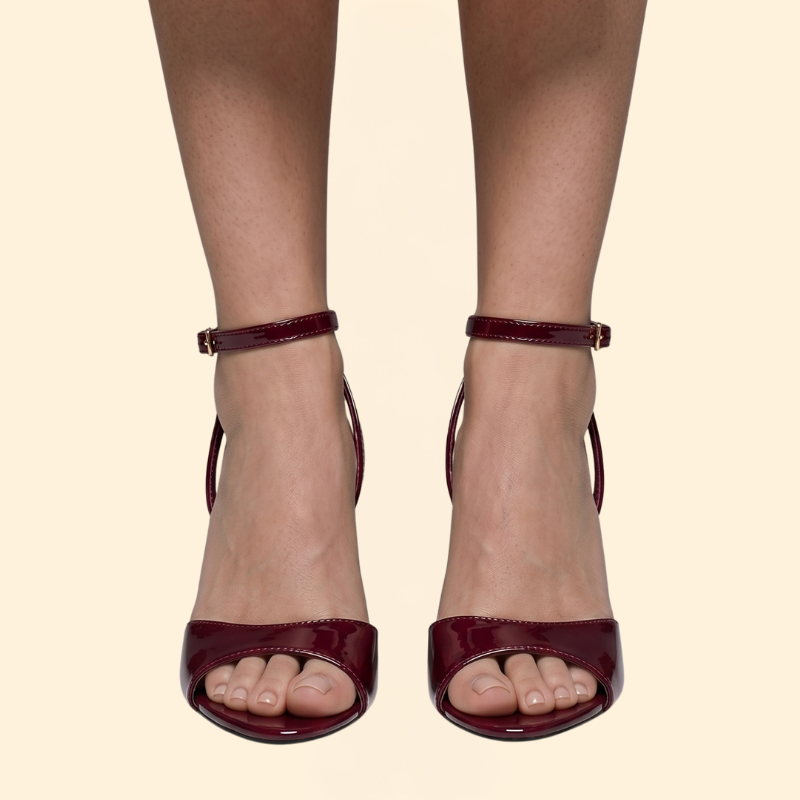 Women’s Heeled Sandals with Ankle-Strap