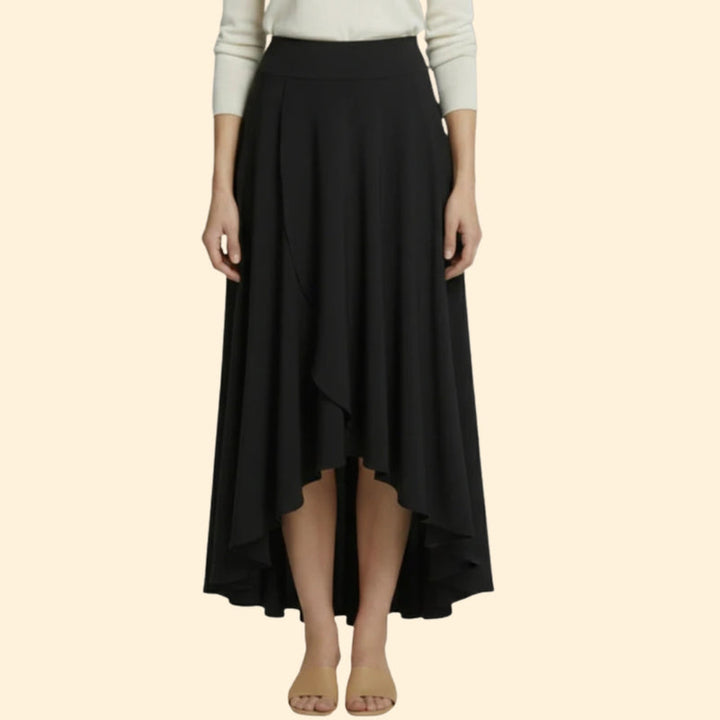 Women’s High-Waist Skirt with Flowy Design