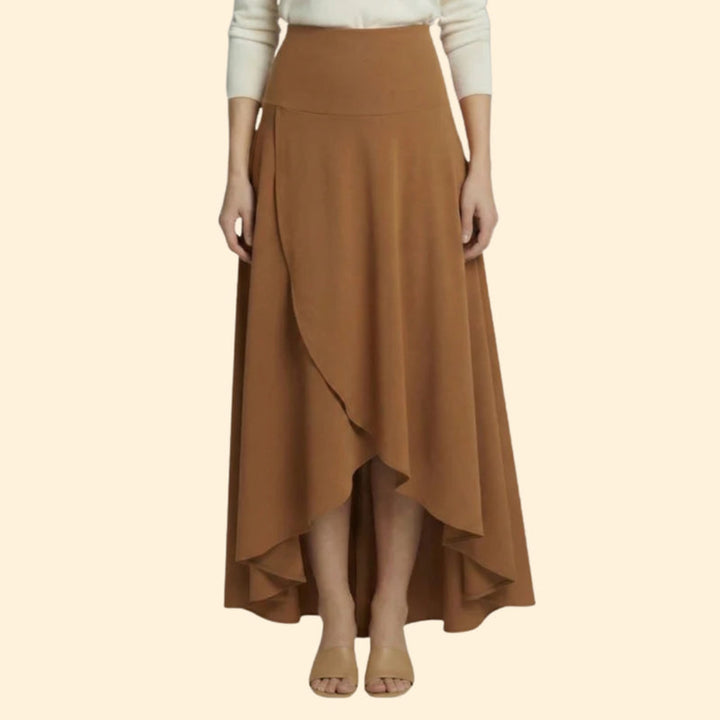 Women’s High-Waist Skirt with Flowy Design