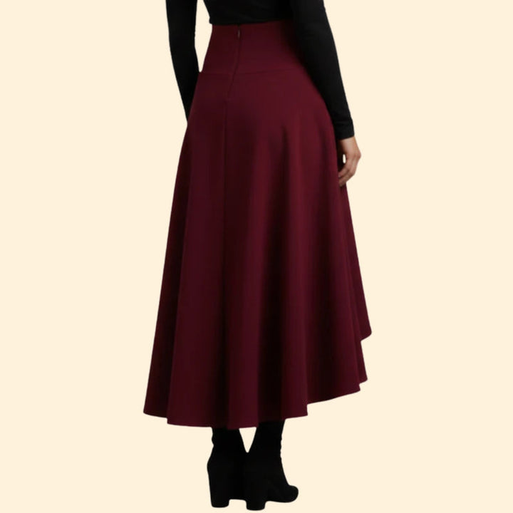 Women’s High-Waist Skirt with Flowy Design