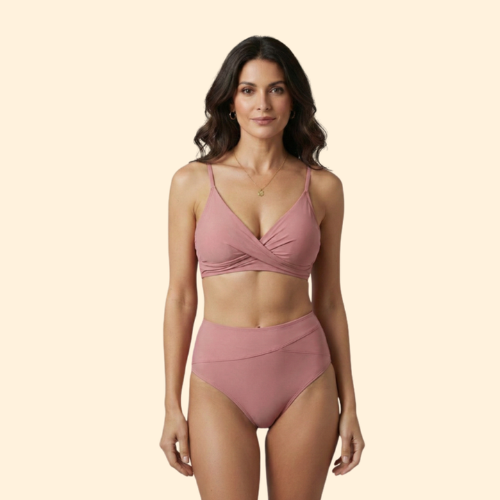 Women’s High-Waisted Bikini Set for Summer Beach