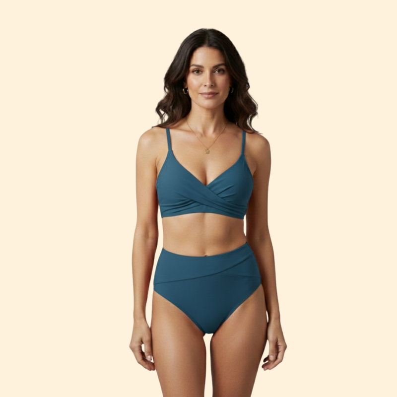 Women’s High-Waisted Bikini Set for Summer Beach