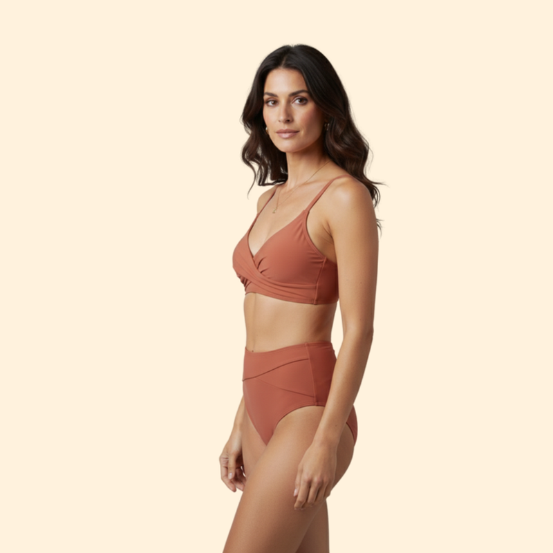 Women’s High-Waisted Bikini Set for Summer Beach