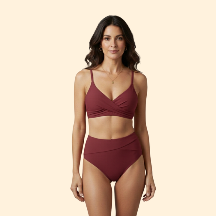 Women’s High-Waisted Bikini Set for Summer Beach