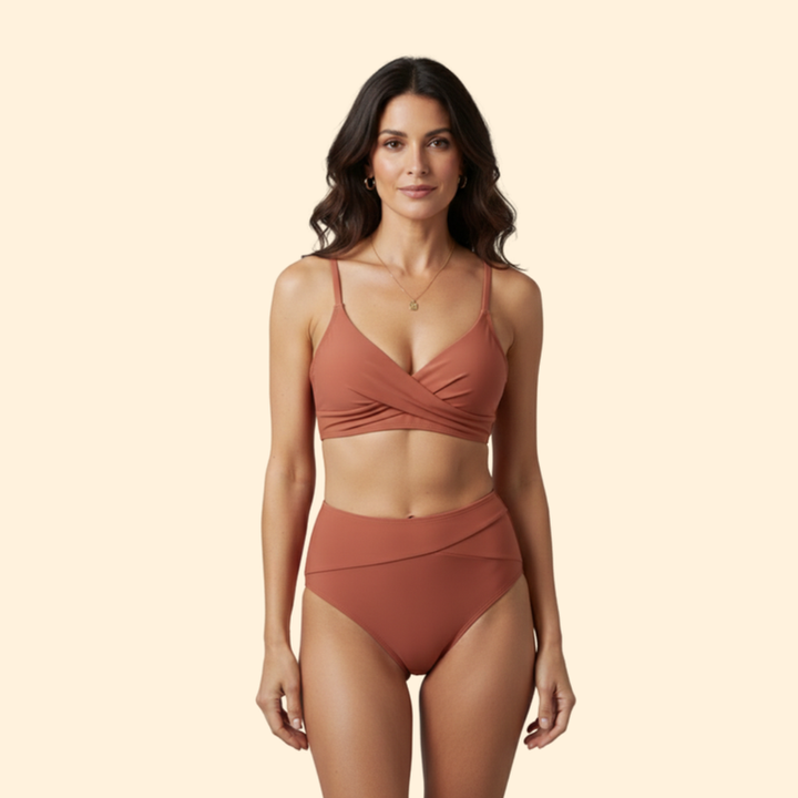 Women’s High-Waisted Bikini Set for Summer Beach