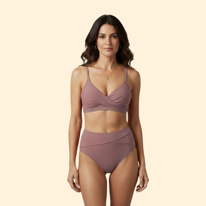 Women’s High-Waisted Bikini Set for Summer Beach