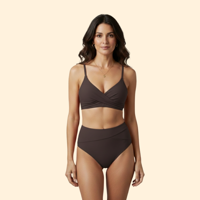 Women’s High-Waisted Bikini Set for Summer Beach