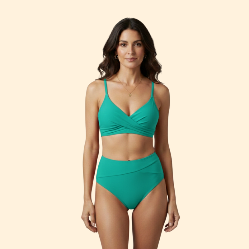 Women’s High-Waisted Bikini Set for Summer Beach