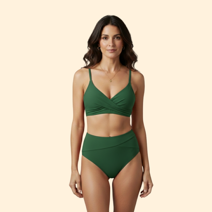 Women’s High-Waisted Bikini Set for Summer Beach